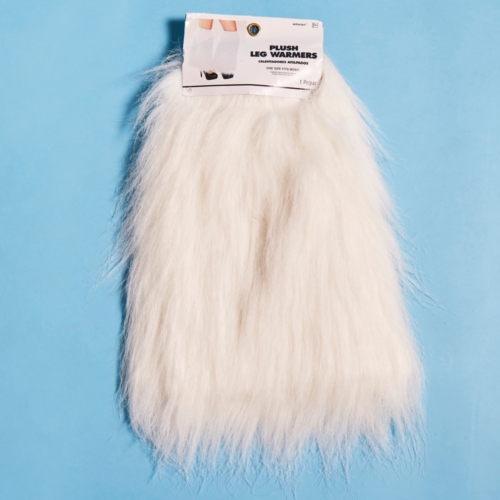 Plush leg warmers